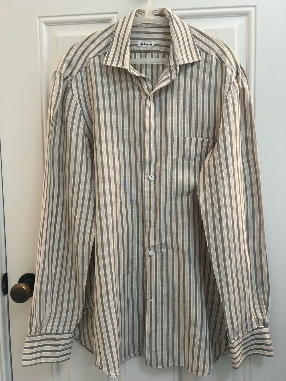 Kiton Men’s Linen shirt